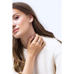 SJ Biella Uno Piccolo Slv restikker m/Farvede Cz