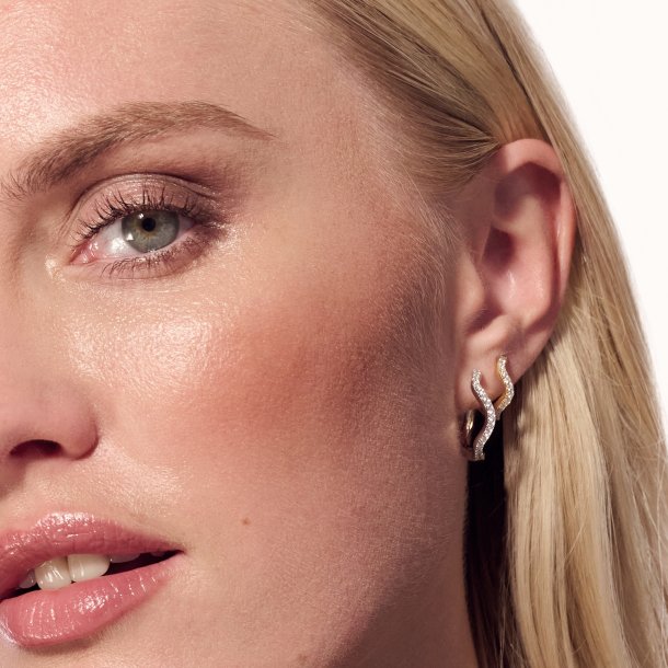 Sif Jakobs Ellera Waves Medio S�lv �reringe SJ-E3859-CZ