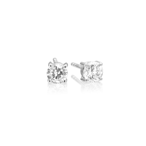SJ Princess Round S�lv �restikker m/Cz SJ-E5MMRD-CZ