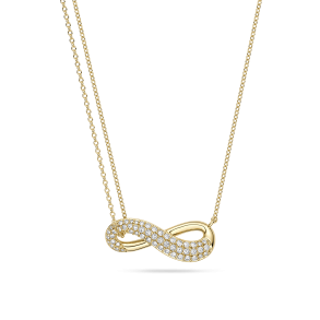 SJ Forg. S�lv Infinito Halsk�de SJ-N2871-CZ-YG