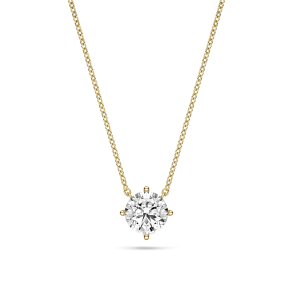 SJ Forg. S�lv Princess Grande Halsk�de SJ-N7MMRD-CZ-YG