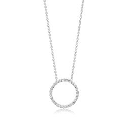 SJ Biella Slv Halskde 20mm SJ-P3120-CZ38-45