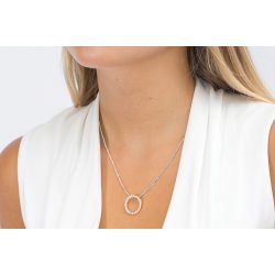 SJ Biella Slv Halskde 20mm SJ-P3120-CZ38-45