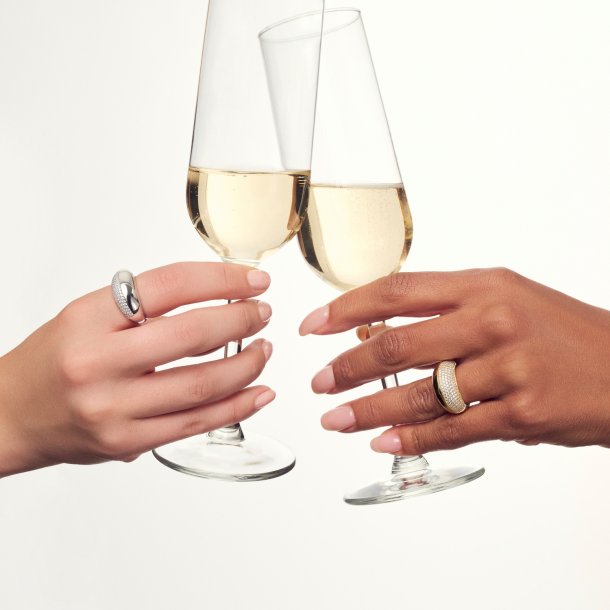 Sif Jakobs Fasano Forgyldt Slvring m. Zirkonia SJ-R2487-CZ-YG