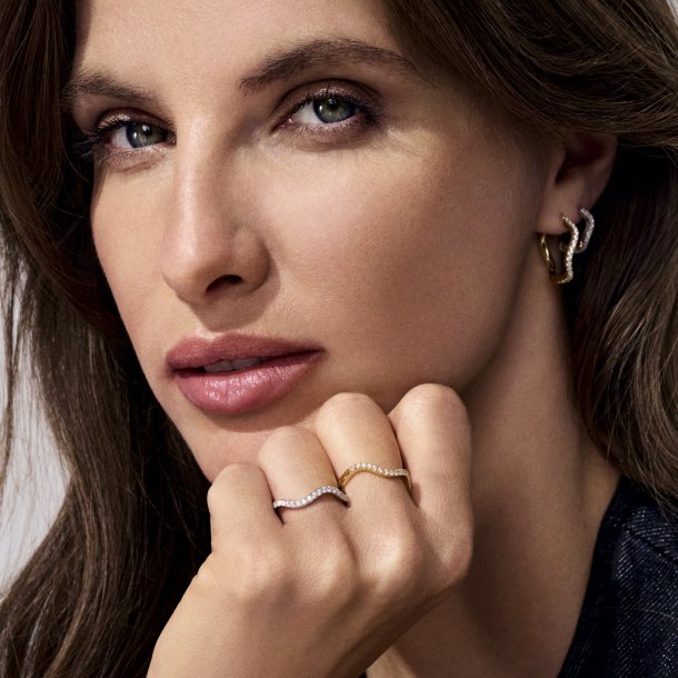  Sif Jakobs Ellera Waves Slv Ring SJ-R3869-CZ