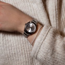 SJ Joelle Stl Ur m/Zirkoner SJ-W1040-CZ