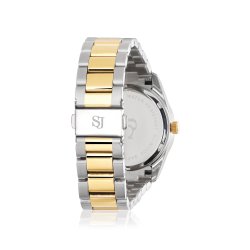 SJ Electra Bicolor Dameur m/Metallisk Skive SJ-W1054-CZ-YG2