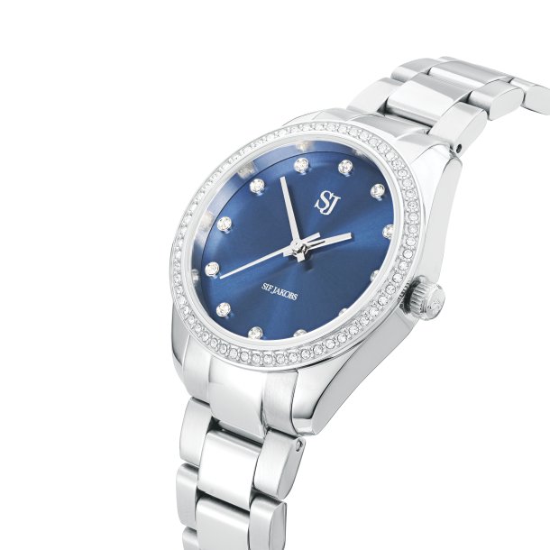 SJ Valeria Stl Ur m/Mrkebl Skive sj-w2308-cz