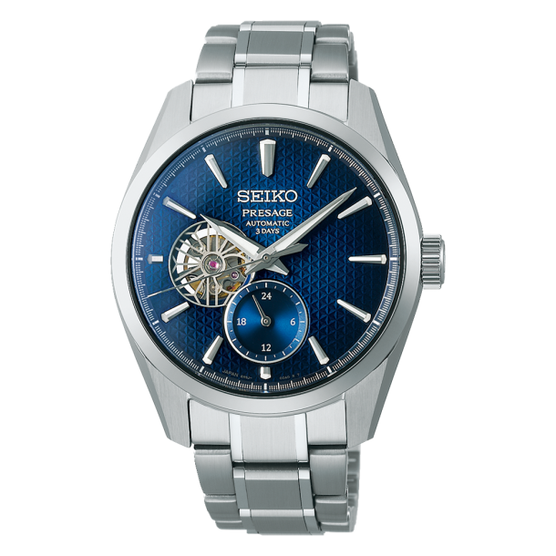 Seiko Presage Automatik m/Bl skive Open Heart SPB417J1