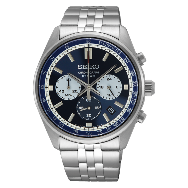 Seiko Chronograph m/Bl Skive SSB427P1