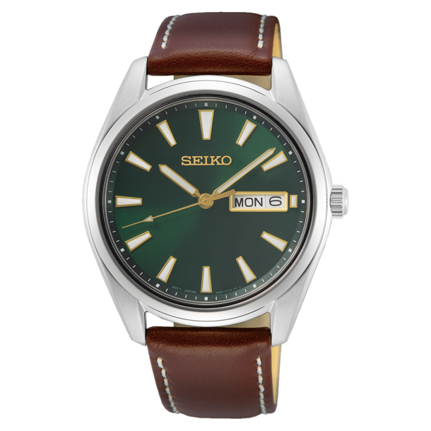 Seiko Herreur m/Brun Lderrem SUR449P1