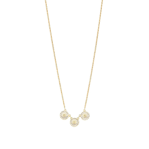 Lund Marguerit Forgyldt Slv Halskde 902011-3-M