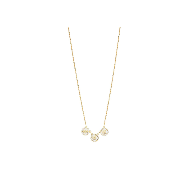 Lund Marguerit Forgyldt Slv Halskde 902011-3-M