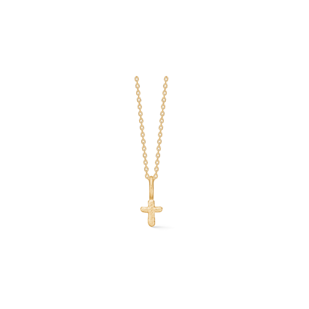 Studio Z Forgyldt Halskde Faithful Cross