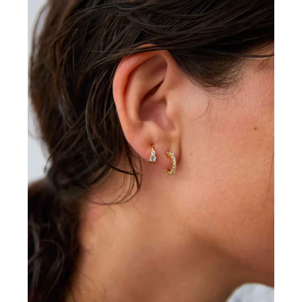 Hultquist Eline Fg. Slv creoler m/ CZ