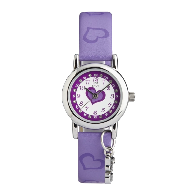 Hot Shot Pigeur Lilla m/Lyserde Hjerter W0949ACX-D