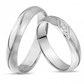 14kt Hvidgulds Herrering A4055hvg