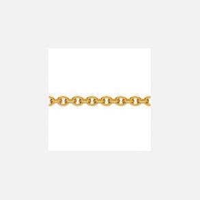 Forgyldt Rund Ankerkde 45 cm