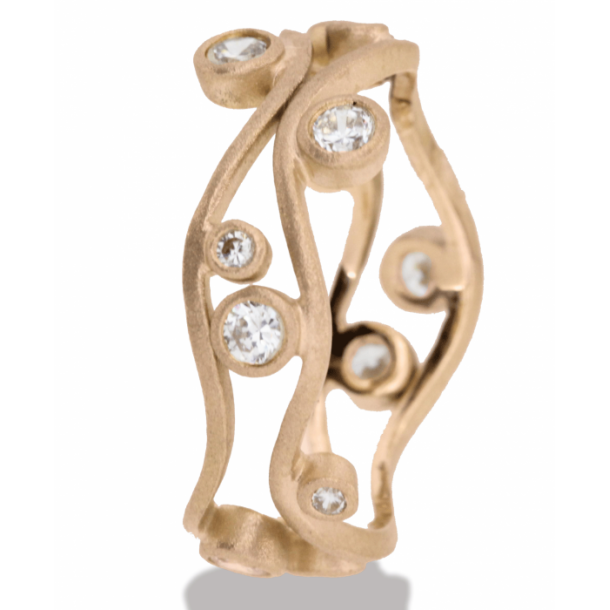 9kt Ring m/Zirkonia AOBQ-R-9KY