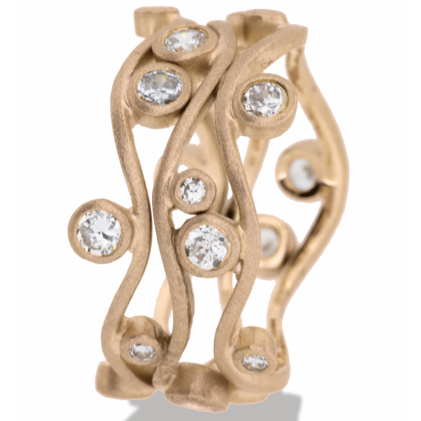 9kt Ring m/Zirkonia AOBQ-R-9KY