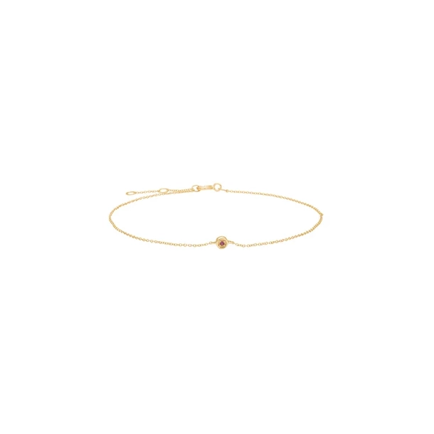 14kt. Guldarmb�nd m/0,007ct Rubin - 80100400505