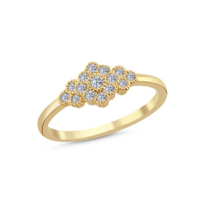 Nuran 14kt ATHENE Ring m/Dia 0,23ct - A2560-023 -RG
