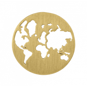 ByBiehl Beautiful World Forgyldt Slv Vedhng 7-1601-GP