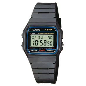 Casio Timeless (593) F-91W-1YEG