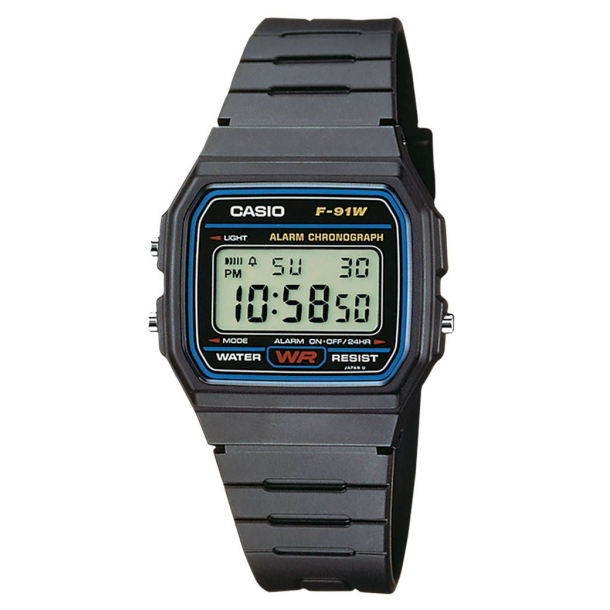 Casio Timeless (593) F-91W-1YEG