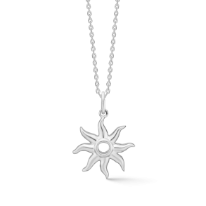 SZ Ocean Aura Slv Halskde m/Sol 7120923