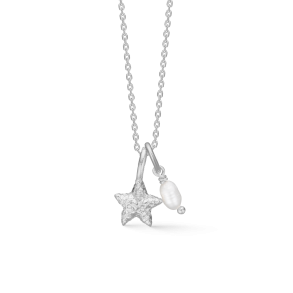 SZ Starfish Lustre Slv Halskde m/Fvkp 7123903