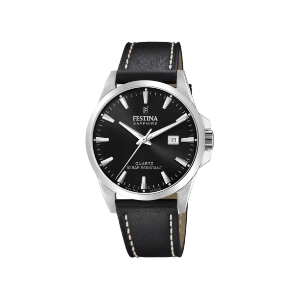 Festina Swiss Made Herreur m/Sort Rem 20025/4