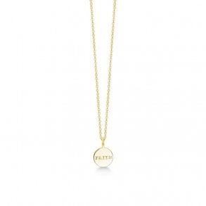 ID Fine Forgyldt Faith Halskde IDN007GD-Faith