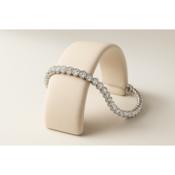 8kt Tennisarmb�nd med Zirkoner