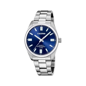 Calypso Herreur St�l m/Bl� Skive K5862/3