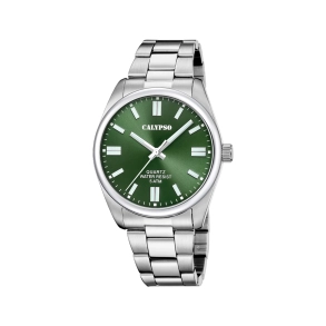 Calypso Herreur St�l m/Gr�n Skive K5862/5