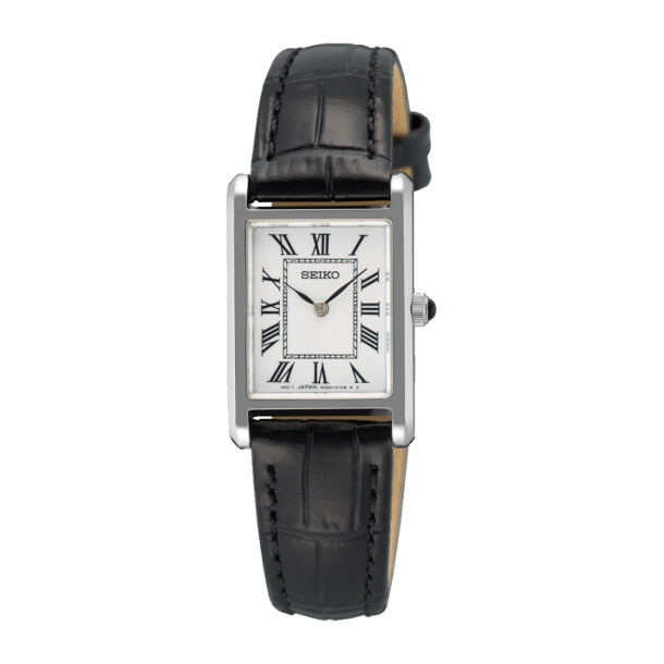 Seiko Dame ur m/Sort rem SWR107P1