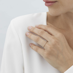 18kt Hvidguld Aurora Ring 0.26