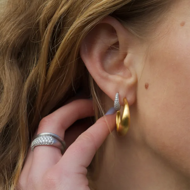 ByBiehl Ocean Flow Hoops Sparkle 4-4204a-R