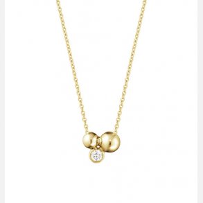 18Kt Guld Grape Vedhng m/0.07ct Brillant + Kde 20000664