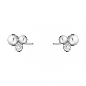 Georg Jensen Moonlight Grapes Slvrestikker m/0.07ct Diamanter 20000712