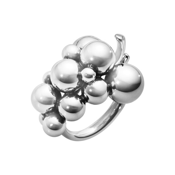 Georg Jensen Moonlight Grapes Medium Slvring 2000038800