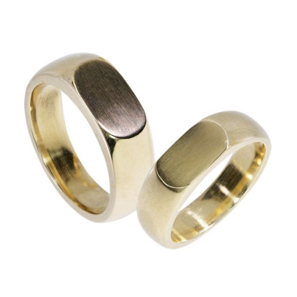 14kt Signet Herrering 