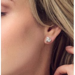 Sif Jakobs Imperia Piccolo Rhod. Slv restikker m. Zirkonia SJ-E10751-CZ