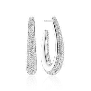 Sif Jakobs Goccia Parvus Rhodineret Slv reringe m. Zirkonia SJ-E2486-CZ