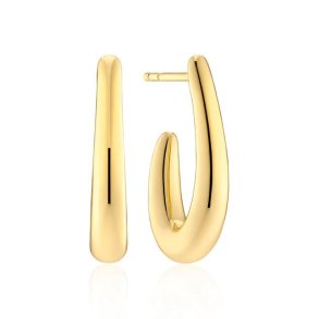 Sif Jakobs Goccia Pianura Forgyldt Slv reringe SJ-E2486-YG