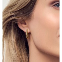 Sif Jakobs Goccia Pianura Forgyldt Slv reringe SJ-E2486-YG