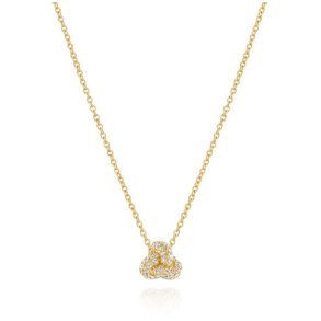 Sif Jakobs Imperia Piccolo Forg. Slv Halskde m. Zirkonia SJ-N10751-CZ-YG