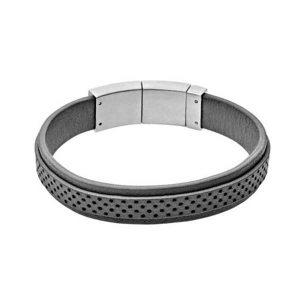 Skagen Grt Lderarmbnd 21 cm  SKJM0029040