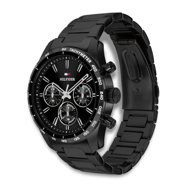 Tommy Hilfiger Hampton Sort St� Ur 1792280